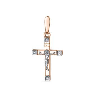 Anhänger – Kreuz mit Brillanten 
