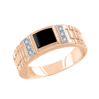 Herrenring mit Zirkonia 