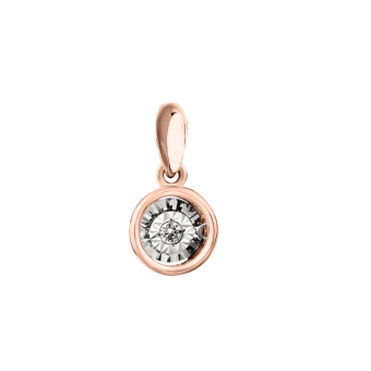 Pendant with a diamond 