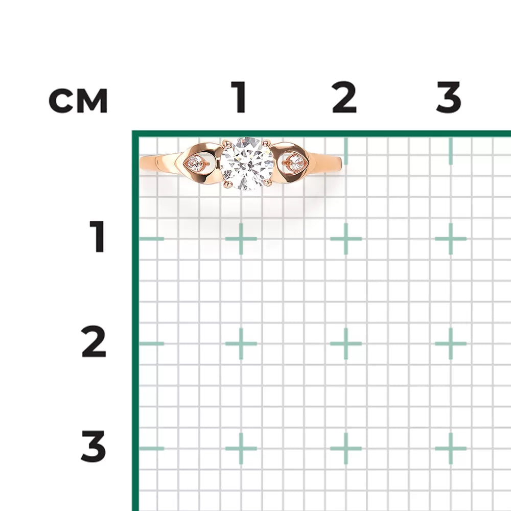 Damenring mit Zirkonia