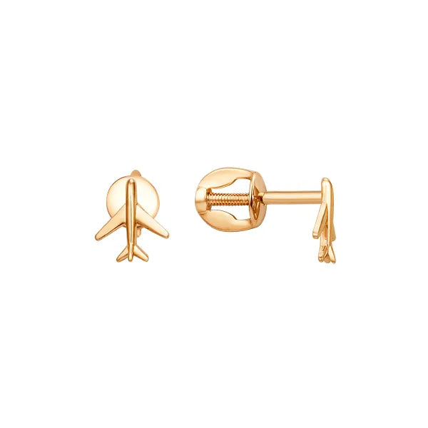 Ohrstecker Flugzeug-Motiv