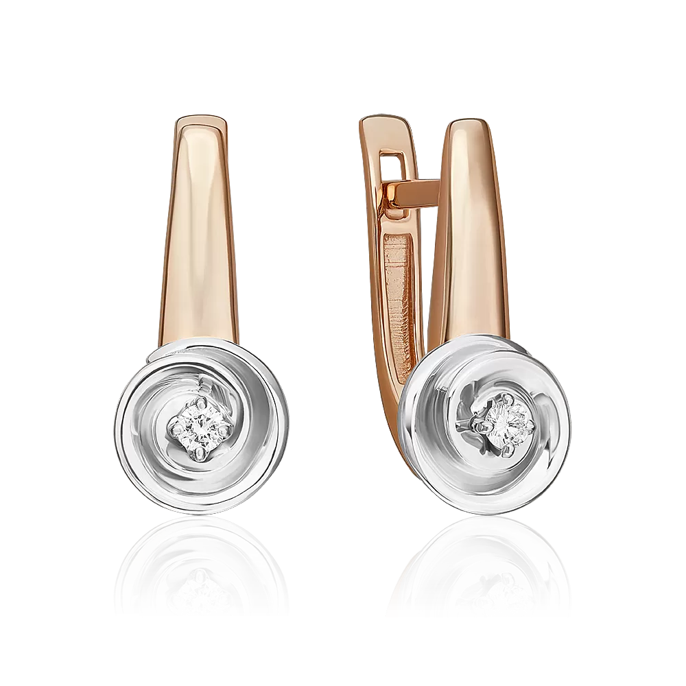 Ohrringe mit Diamanten