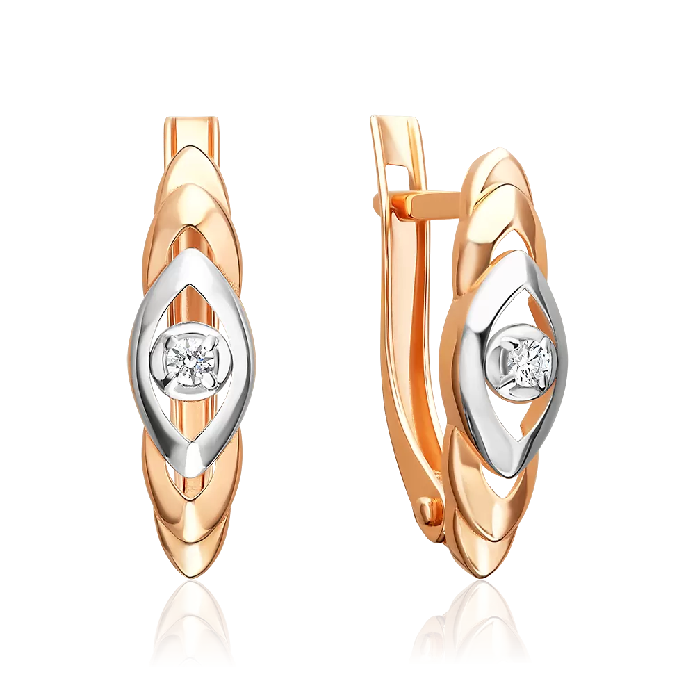 Ohrringe mit Diamanten
