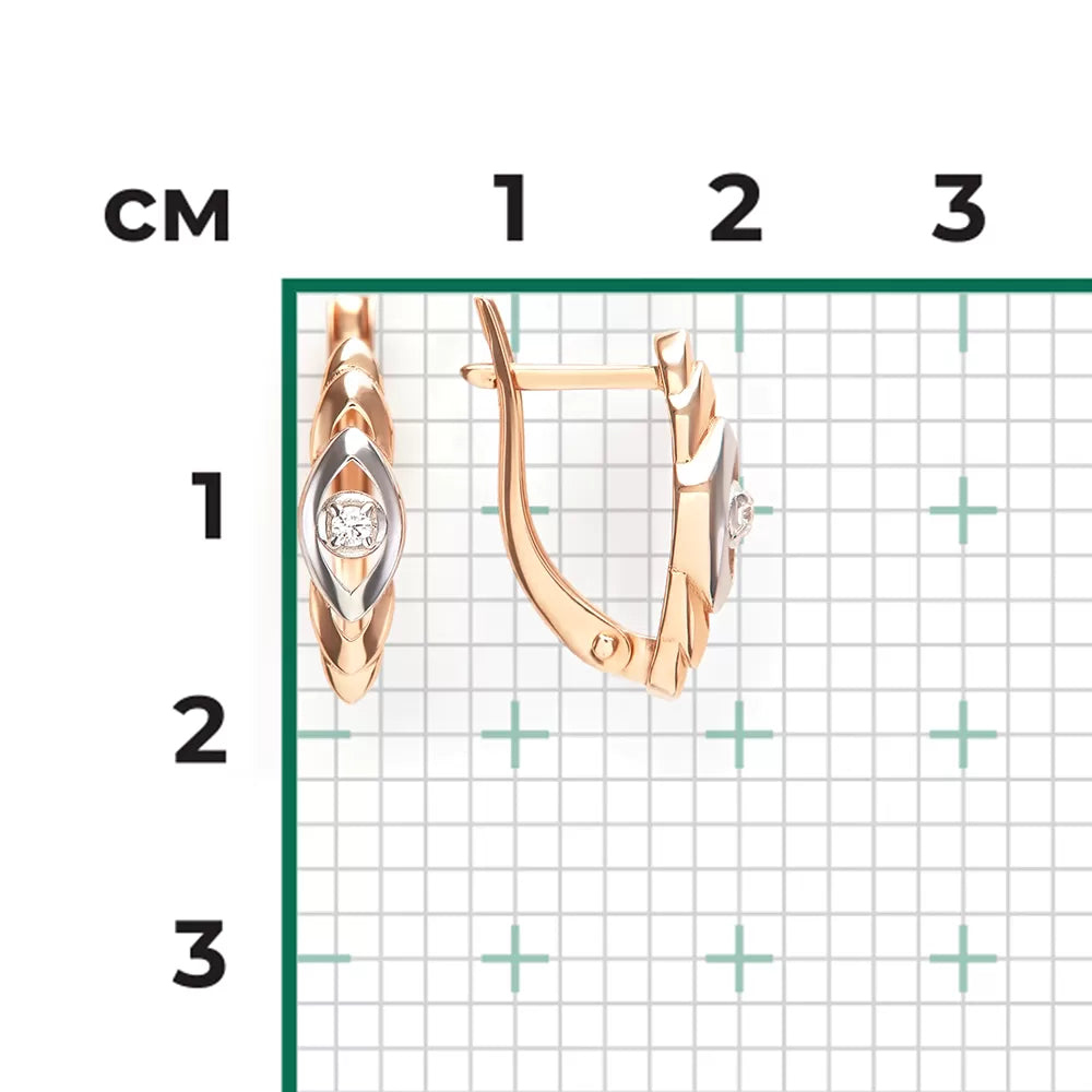Ohrringe mit Diamanten