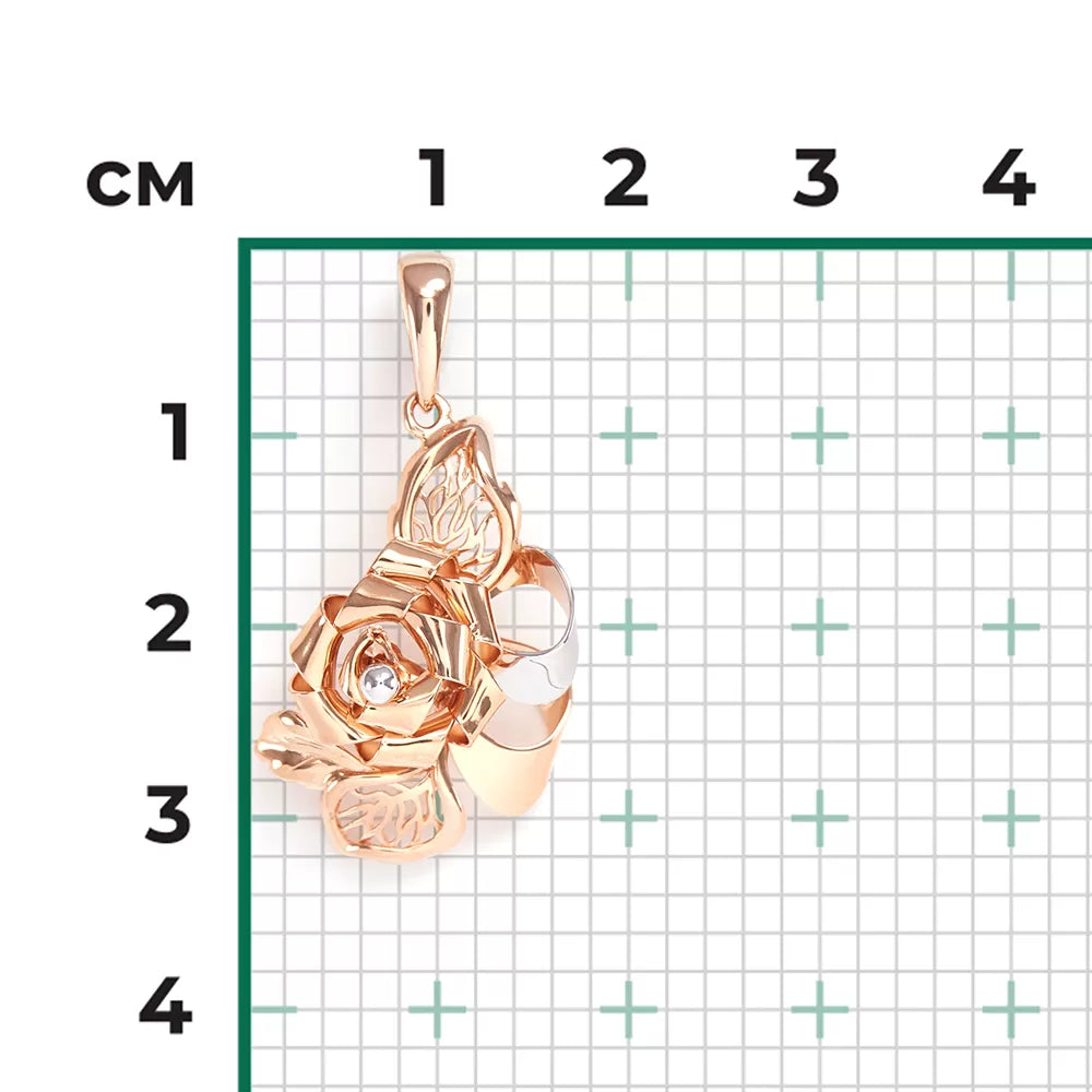 Anhänger ''Rose''